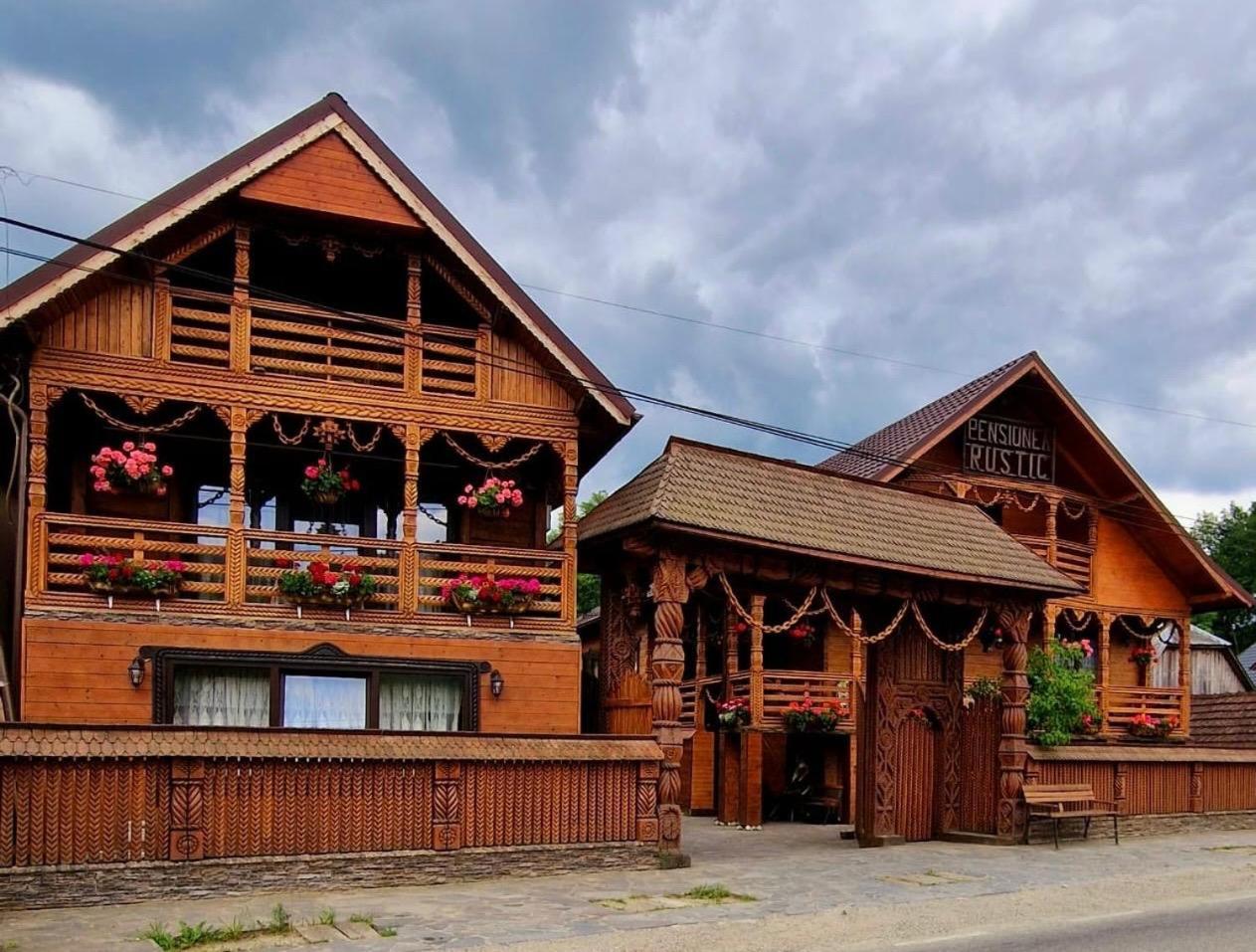 Pensiunea Rustic Oncesti Buitenkant foto